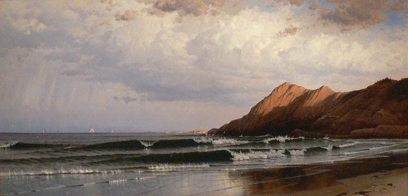 Alfred Thompson Bricher Time and Tide Norge oil painting art